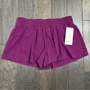 Lululemon NWT Shake It Out High-Rise Running Short 2.5" Chilled Grape